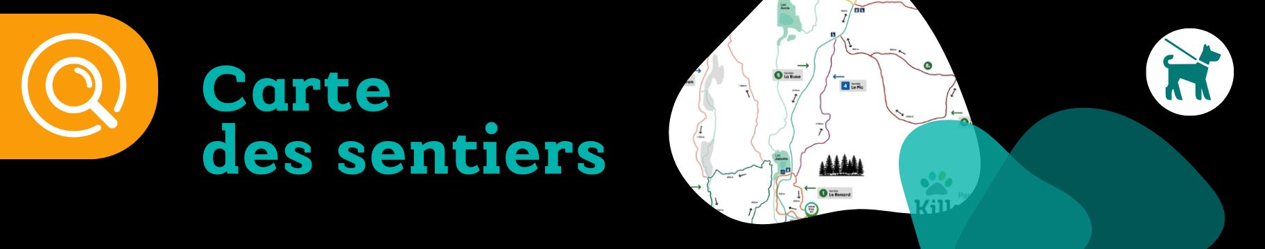 Carte des sentiers